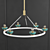 Elegant Roseland Ceiling Light 3D model small image 4