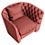 Elegant Royce Furman Armchair 3D model small image 5