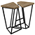 Title: Sleek Loft Bar Stool | 750mm Height 3D model small image 1