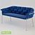 Elegant OM Sofa: Eleanor by PRADEX 3D model small image 2