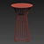 Flood Modern Bar Stool Set 3D model small image 3