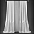 Elegant Sheer Window Curtains 3D model small image 2