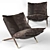 Amir Sayyadi Armchair: Sleek Design and Ultimate Comfort 3D model small image 7