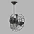 Modern Air Circulator: Ceiling Fan 3D model small image 1