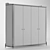 Kayra Stylish Wardrobe: Modern, Spacious, and Versatile 3D model small image 4