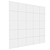 Gray Glossy Multi-Texture Ceramic Tile 3D model small image 3