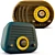 Portable FM Radio Speakers 3D model small image 1