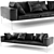 Modern Lifesteel Flexform Sofa 3D model small image 4