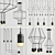 Wireflow Vibia: Stylish LED Suspension Lamp 3D model small image 1