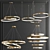 Elegant Ring Pendant Light 3D model small image 1
