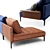 Modern 3-Seater Sofa 3D model small image 2