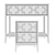 Austin Home Console/Nightstand with Drawers 3D model small image 3