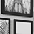 Monochrome Moments: Framed Black & White Gallery Set 3D model small image 2
