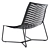 Sleek Modloft York Lounge Chair 3D model small image 2