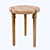 Elegant Latch Stool 3D model small image 1