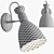 Scandi Pastel Wall Lamp: Stylish Lighting for Your Home 3D model small image 2