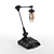Vintage Industrial Table Lamp 3D model small image 2
