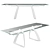 Modern Italian Brenta Dining Table 3D model small image 1