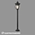 Classic Barrel F Street Light 3D model small image 1