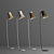 Sleek Birch Floor Lamp 3D model small image 1