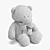 Soft Toy Bear for Valentine's Day 3D model small image 4