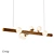 Modern Luxury Chandelier: Creig 3D model small image 1