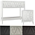 Austin Home Console/Nightstand: Stylish and Functional 3D model small image 1