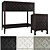 Austin Home Console/Nightstand: Stylish and Functional 3D model small image 1