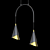 Title: Contemporary Cone Pendant Lamp 3D model small image 2
