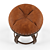 Classic Style Retro Chair 3D model small image 2