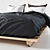 Authentic Japanese Futon: Traditional Comfort 3D model small image 3