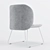 Contemporary Milan Chair in 3 Vibrant Colors 3D model small image 3