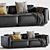 Develius Modular Sofa Set 3D model small image 4