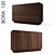 Bora 120: Stylish Chest of Drawers 3D model small image 1