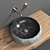 Elegant Stone Sink 3D model small image 1