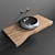Elegant Stone Sink 3D model small image 4