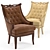 Elegant Tosconova Chloe Accent Chair 3D model small image 6