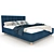 Alma Upholstered Bed with Storage 3D model small image 2