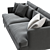 Elegante DAVE Sofa: Comfort and Style 3D model small image 2