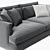 Elegante DAVE Sofa: Comfort and Style 3D model small image 3