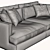Elegante DAVE Sofa: Comfort and Style 3D model small image 4