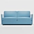 Adria Bellus: Comfortably Stylish Sofa 3D model small image 2