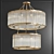 Bernardi Dark Bronze Chandelier 3D model small image 1