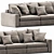 Flexform Beauty 2: Modern 3D Sofa 3D model small image 4