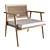 Anja Accent Chair: Elegant and Comfortable 3D model small image 1