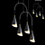 Stylish Stendal 4 Lamp: Conical Shades, U-shaped Frame 3D model small image 1