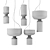 Modern ANDlight SPOTLIGHT VOLUMES Pendant 3D model small image 2