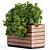 Green & Wood Plant Box 3D model small image 2