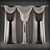 Polys and Verts - Curtain Enhancers 3D model small image 1