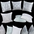 Elegant Sofa Pillows | No. 018 3D model small image 1